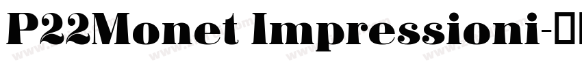 P22Monet Impressioni字体转换